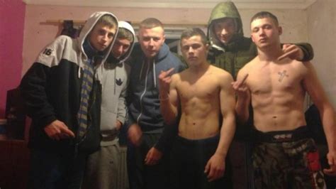 Groups Of Scally Lads Fit Males Shirtless And Naked
