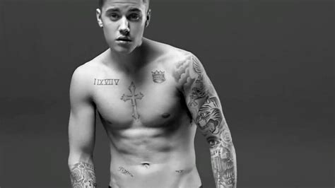 In Pictures Justin Bieber S Calvin Klein Photos Were ‘retouched To