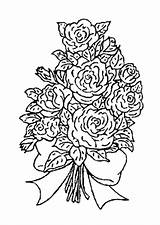 Rosen Ausmalbilder Blumenstrauss Tijger Ausdrucken Blumenstrauß Malvorlagen Ausmalbild Blumen Ein sketch template