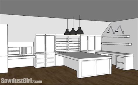 craft room studio design plan sawdust girl