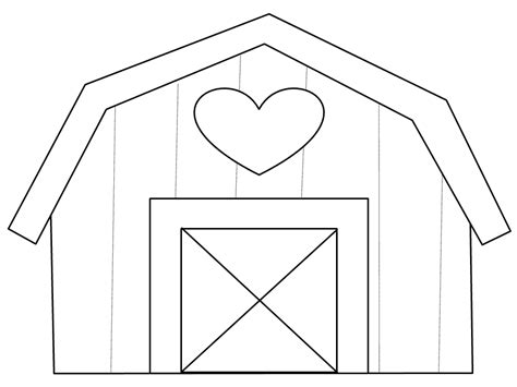 hq  printable barn pictures coloring pages farm fence