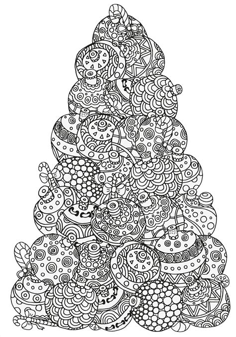 detailed christmas coloring pages  printable  printable templates