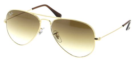 Lunettes De Soleil Ray Ban Rb 3025 001 51 Aviator 58 14 Mixte Or