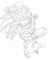 Goku Ssj3 Akira Lineart Toriyama sketch template