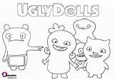 Uglydolls Pages Bubakids Moxy Uglydoll Coloringsheet Minnie Wordgirl Chipettes Pinky sketch template
