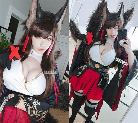 Pialoof Just Dropped Her Sexy Cosplay Of Akagi From Azur Lane Tgg