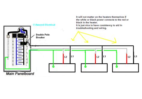 baseboard heater wiring diagram