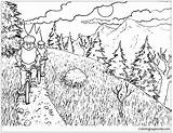 Mountain Biking Pages Bike Boys Two Coloring Nature Color Coloringpagesonly Printable sketch template
