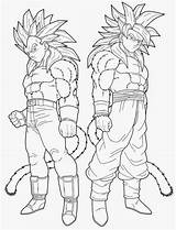 Goku Pintar Vegeta sketch template