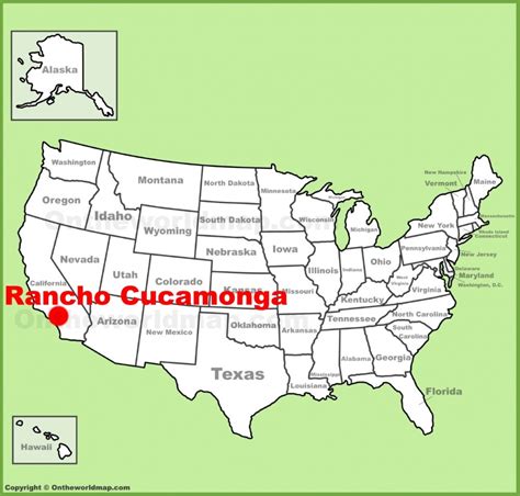rancho cucamonga california map  printable maps