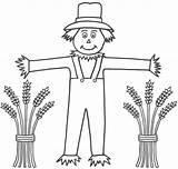 Scarecrow Printable Coloring Pages Kids Template Scarecrows Color Templates Clip Face Sheet Large Scarcrow Blank Bestcoloringpagesforkids Comments sketch template