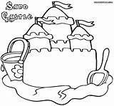 Sandcastle Coloring Getdrawings Drawing Pages sketch template
