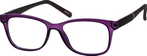 Purple Women S Purple Square Eyeglasses 2094 Zenni Optical Eyeglasses