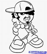 Character Graffiti Draw Coloring Characters Hop Hip Step Easy Pages Spray Book Clipart Cliparts Steps Drawing Dragoart Making Color Tutorial sketch template