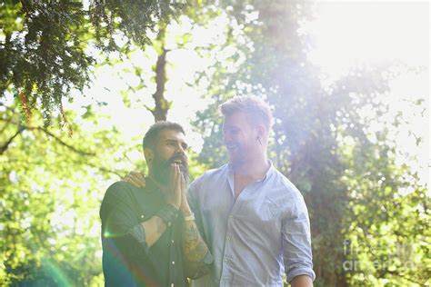 Affectionate Male Gay Couple Photograph By Caia Image Science Photo Library