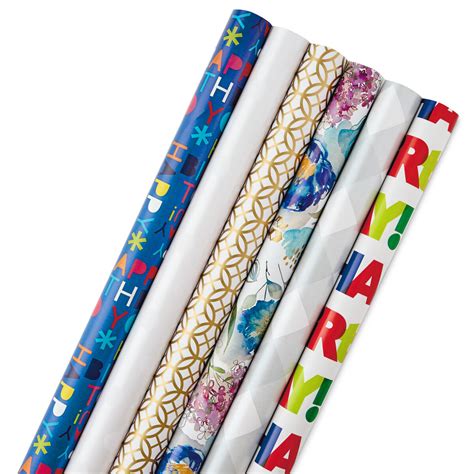 occasions wrapping paper rolls  pack wrapping paper hallmark
