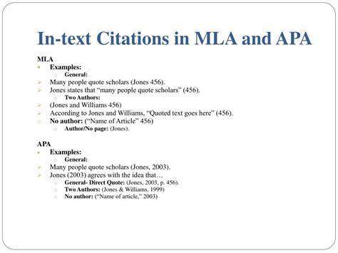 mla  text citation  authors mla citation examples