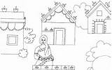 Diwali Holi Mela Clip Coloringhome Dussehra sketch template