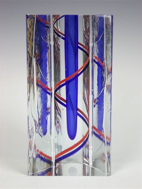 Beranek Sculptural Glass Vase By Jan Konarik £175 00 Via Etsy