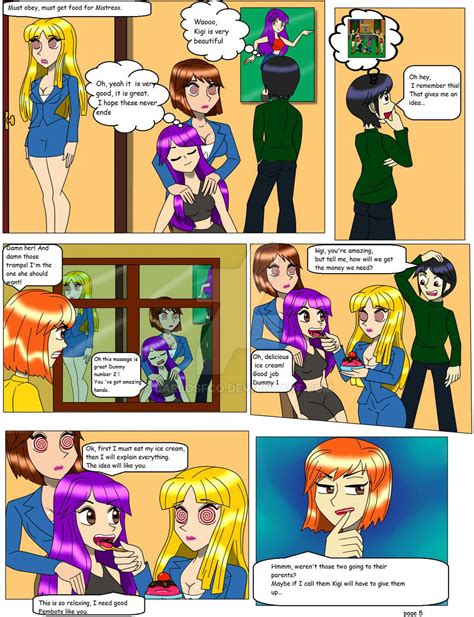 Lizzy And Hanna Hypnotized Page 5 By Carlosfco On Deviantart