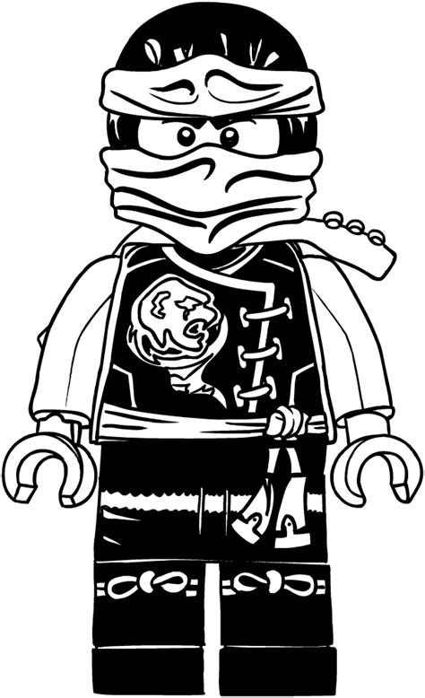 cole  ninjago coloring pages