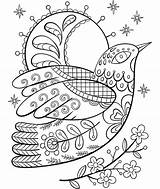 Printemps Oiseau Difficile Oiseaux Adultos Mandalas Esponja Maternelle Fleurs Adulte 6eme Magique Crayola Coloriages Adulto Parfaite Activite Pássaro sketch template