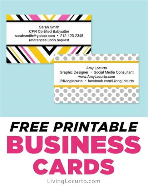 printable business cards templates inetpasa