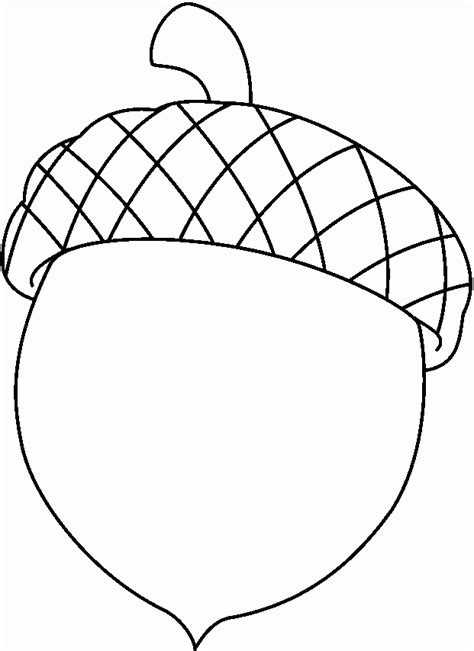 acorn coloring pages  kids coloring home