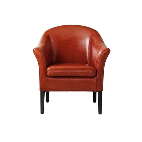 home decorators collection monte carlo burnt orange recycled leather