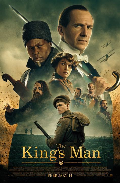 kings man  poster  trailer addict