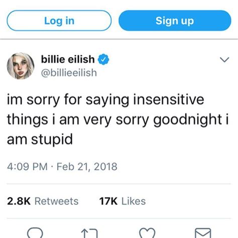 aesthetic billie eilish twitter quotes
