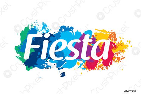 abstract logo   fiesta vector illustration stock vector