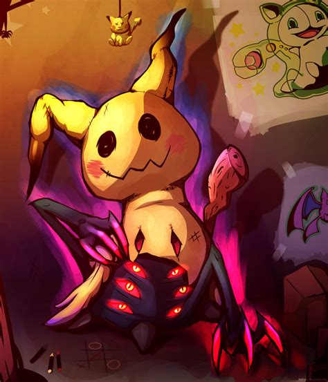 Mimikyu Creepy Pikachu By Hellrain On Deviantart