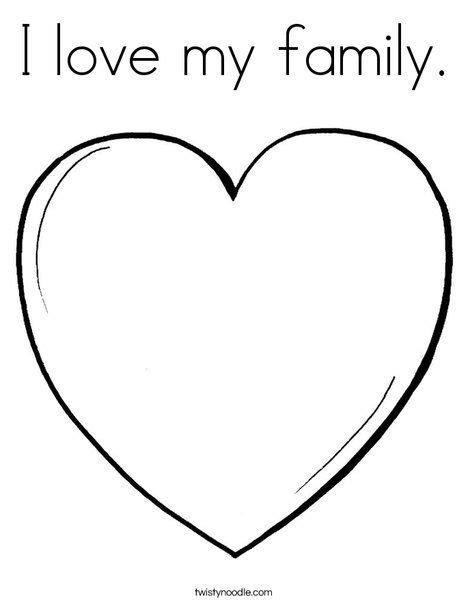 love  family coloring page family coloring pages family crafts