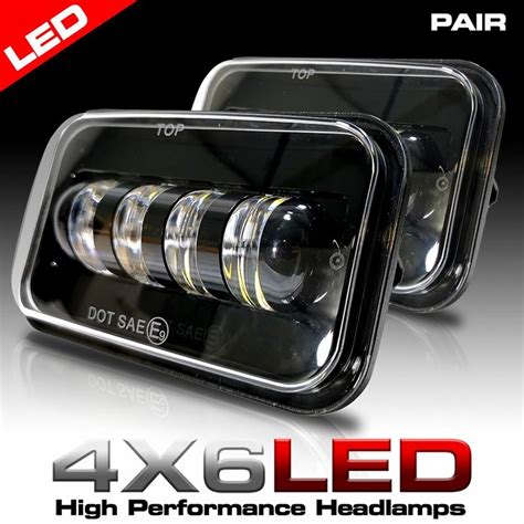 sealed beam led replacement headlights  pack