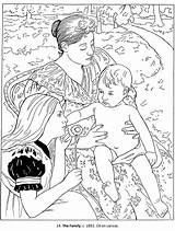 Cassatt Mary Coloring Pages Book Color Lessons Masterpiece Famous Kids Teaching Artist Great Homeschool Colorful Family Choose Board Artists sketch template