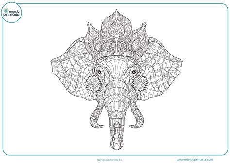dibujos de elefantes  colorear  imprimir