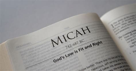 The Prophet Micah In The Bible His Story And Message