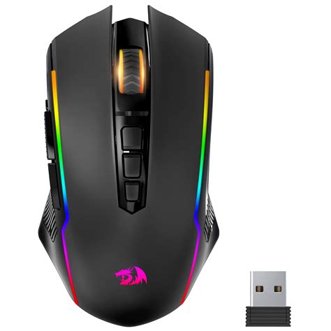 redragon gaming mouse wireless mouse gaming  rgb backlit dpi