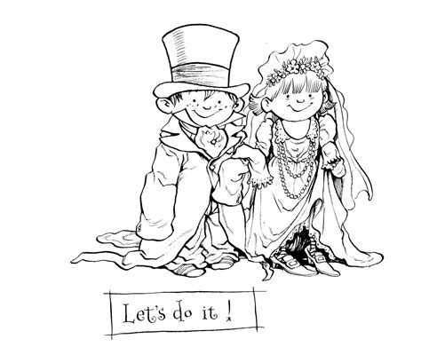 groom coloring pages