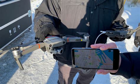 dji demonstrates direct drone  phone remote identification dji