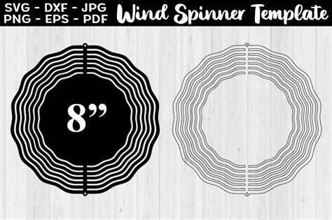 wind spinner template svg png graphic  aleksa popovic creative