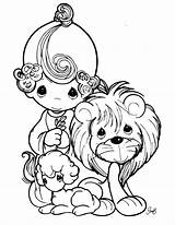 Precious Moments Coloring Pages Printable Baby Animals Lion Animal Christian Praying Kids Print Books Boy Pdf Sheets Getcolorings Cartoon Color sketch template
