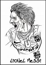 Messi Lionel Kleurplaat Voetballer Coloriage Värityskuvia Colorier Squadra Calciatori Fußball Cr7 Coloringpagesfortoddlers Disimpan Downloaden sketch template