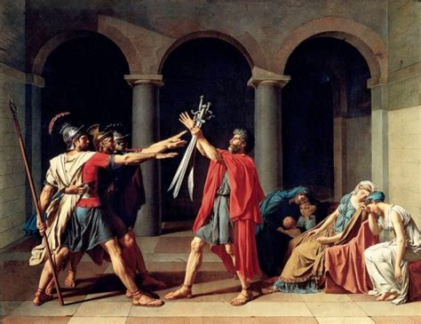 jacques louis david introducing  neoclassical french painter