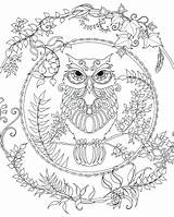 Coloring Pages Mystical Getdrawings sketch template