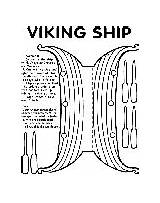Gondola Viking Ship Crayola Coloring sketch template
