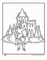 Coloring Knights Castles Pages Knight Castle Kids Print Hrady Dragon Color Printer Send Button Armor Special Only Use Click Activities sketch template