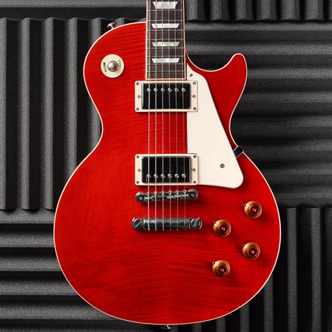 gibson les paul traditional  cherry red translucent