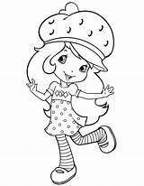 Strawberry Shortcake Coloring Pages Drawing Para Colorear Dibujos Cherry Jam Imprimir Princess Printable Cartoon Color Pintar Niños Páginas Cake Paintingvalley sketch template
